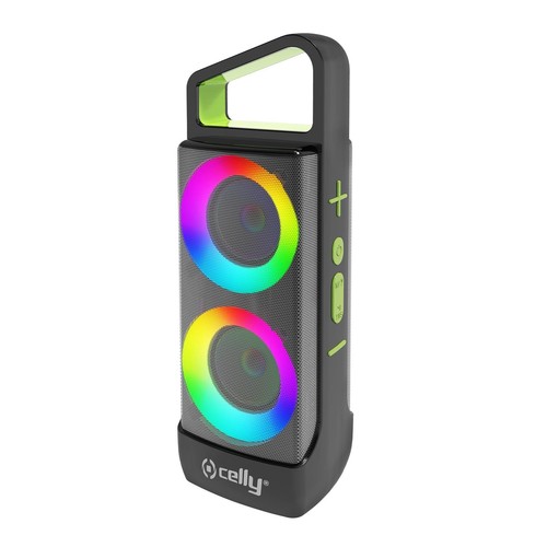 10w speaker wireless rgb black - 10w,