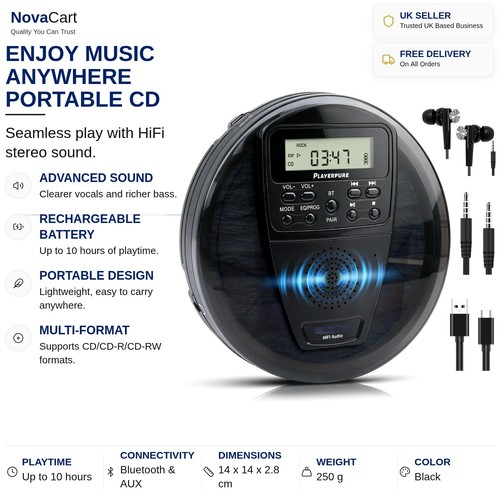 Lettore portatile - cd,