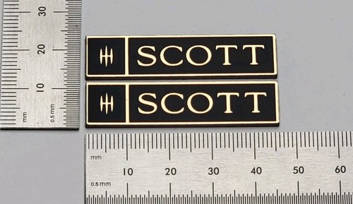 Scott s10 speaker badge logo - s10,